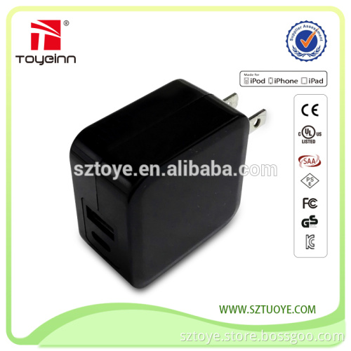 Type C USB Charger, 5V 3.4A USB C +USB A Daul port charger